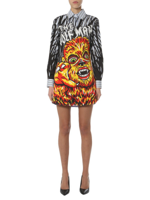 Moschino Printed Shirt Dress