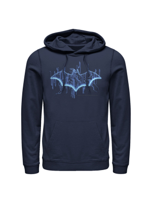 Men's Batman Logo Digital Wing Pull Over Hoodie