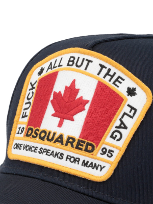 Dsquared2 Flag Patch Baseball Cap