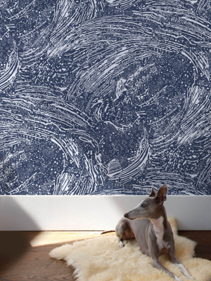 Cosmic Splash Wallpaper In Lazurite Design By Aimee Wilder