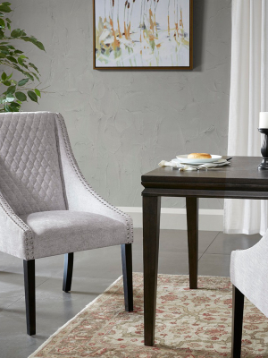 Set Of 2 Haven Dining Chair Gray/silver