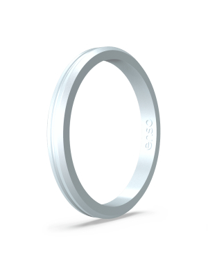 Elements Contour Halo Silicone Ring - Diamond