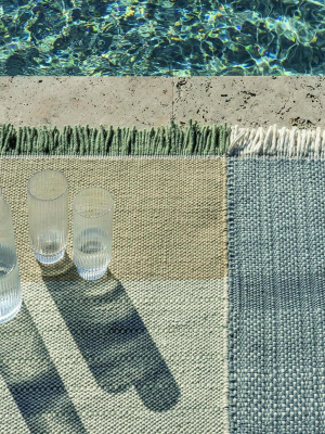 Tres Outdoor Rug In Salvia