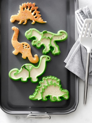 Williams Sonoma Dinosaur Silicone Pancake Molds, Set Of 3