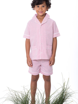 Romain Red Stripes Boys Pyjamas