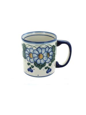 Blue Rose Polish Pottery Primrose Coffee Mug