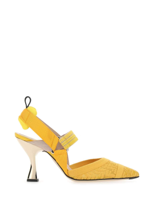 Fendi Colibri Slingback Pumps