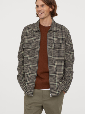 Twill Shirt Jacket