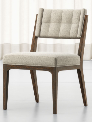 Rey Fulci Stone Tufted Dining Chair