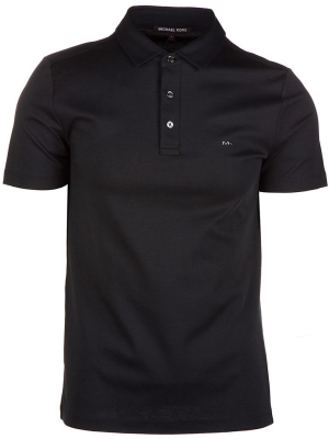 Michael Kors Logo Embroidered Polo Shirt