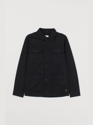 Twill Shirt Jacket