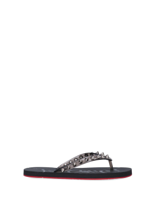 Christian Louboutin Loubi Spikes Flip-flops