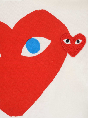 Comme Des Garçons Play Heart Logo T-shirt