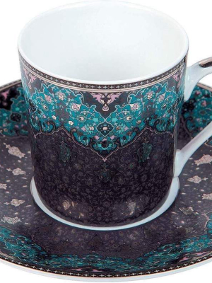 Deshoulieres Dhara Peacock Espresso Cup