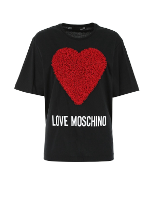 Love Moschino Logo Printed T-shirt