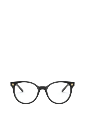 Versace Eyewear Round Frame Glasses