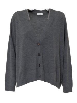 Brunello Cucinelli V-neck Buttoned Cardigan