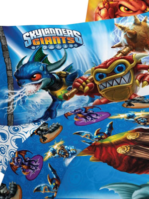 4pc Skylanders Full Sheet Set Spyro Sky Friends Bedding Accessories - Marvel..