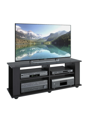 Flat Panel Tv Stand Corliving Ravenwood Black