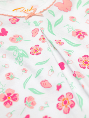 Flowers & Butterflies Summer Pajamas