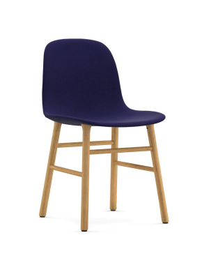 Form Chair: Wood Base + Upholstered