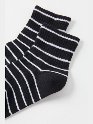 Striped Quarter Sock