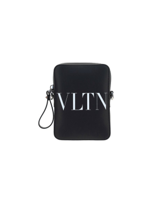 Valentino Vltn Printed Crossbody Bag