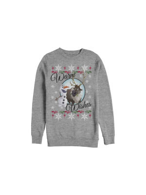 Women's Frozen Christmas Warm Wishes Sweatshirt