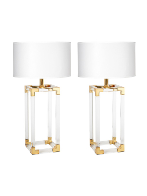 Jacques Column Table Lamp Bundle