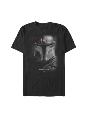 Men's Star Wars The Mandalorian Bounty Hunter Shadow T-shirt