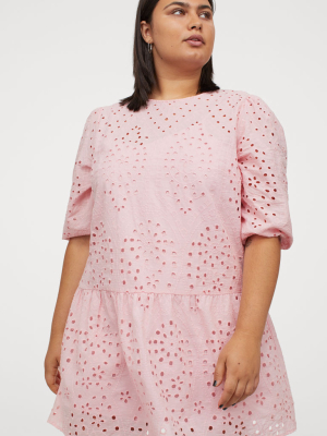 H&m+ Eyelet Embroidery Dress