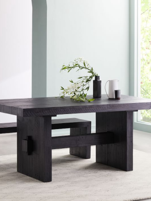 Emmerson® Reclaimed Wood Dining Table - Ink Black