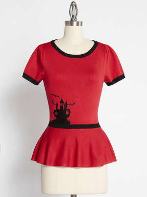 Modcloth X Collectif If You've Got It Haunt It Knit Top