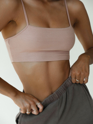 Square Neck Tank Bra