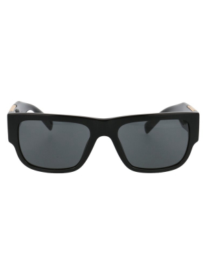 Versace Eyewear Medusa Embellished Sunglasses