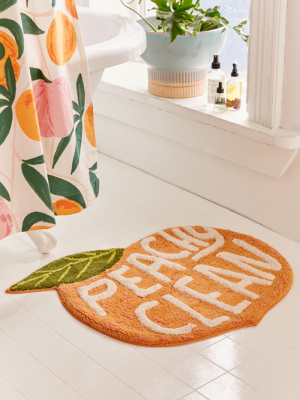 Peachy Clean Bath Mat