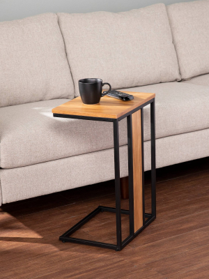 Craimer Contemporary C Table Black - Aiden Lane