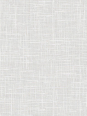 Glisten Weave Wallpaper In Metallic Champagne And Off-white From The Casa Blanca Ii Collection By Seabrook Wallcoverings