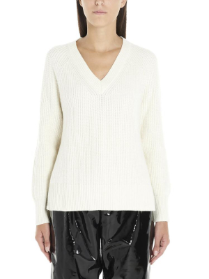 Michael Michael Kors V-neck Ribbed Sweater