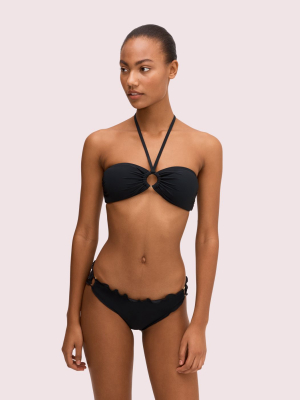 Ruffle-edge Bikini Bottom