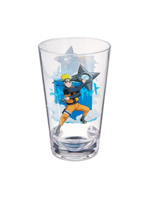 Just Funky Naruto Shadow Clone Jutsu Acrylic Pint Glass 16oz