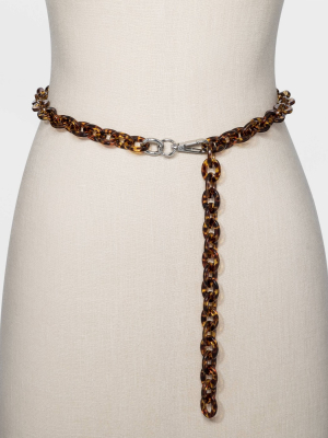 Women's Tort Chain Belt - Wild Fable™ Brown