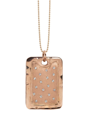 Julez Bryant 14k Gold Dani Dog Tag