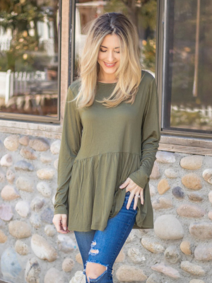 The Evelyn Top - Olive