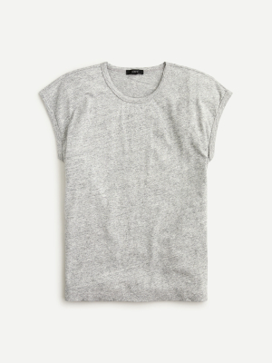 Drop-shoulder T-shirt