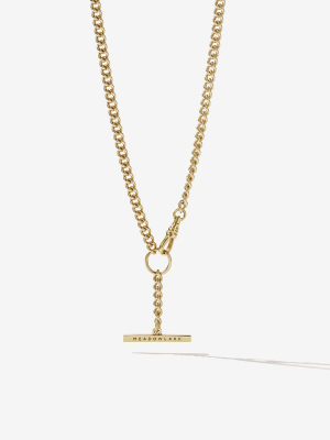 Fob Chain Necklace | Sterling Silver