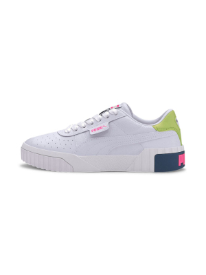 Puma Cali Sneakers In White And Color Block