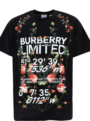 Burberry Montage Print Oversized T-shirt