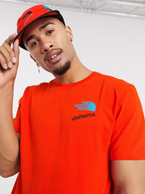 The North Face Extreme T-shirt In Red