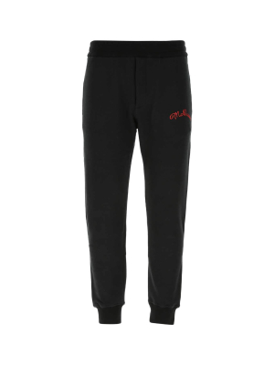 Alexander Mcqueen Logo Embroidered Track Pants